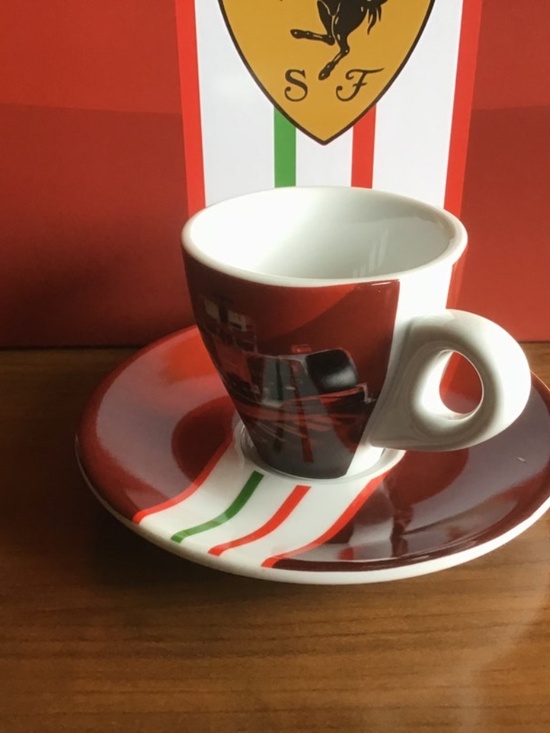 Ferrari Scuderia Espresso Cup & Saucer Set – Made in Italy – Set of 6 – NIB - Picture 7 of 10